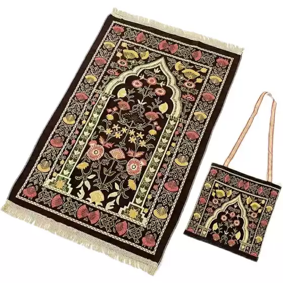 Backpack Ethnic Persian Carpet Living Room 007 Flower Blanket New Flower Bag Blanket Cross Border Temu