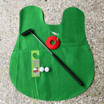 Cross-border export factory direct toilet golf toilet mini set leisure entertainment sports toys with ball