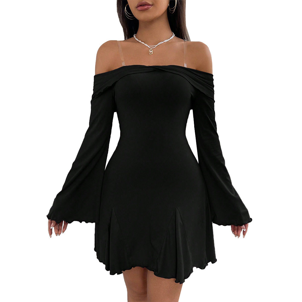 Elegant Off Shoulder Bodycon Dress Sexy Chic Spring Summer Style Perfect for Parties and Night Out Wholesale