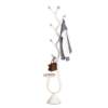 Clothes Rack Floor-Standing for Home Use in Living Room and Bedroom, Light Luxury Metal Coat Rack, Simple Cream Style Bag Rack