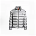 Silver-gray stand collar down jacket