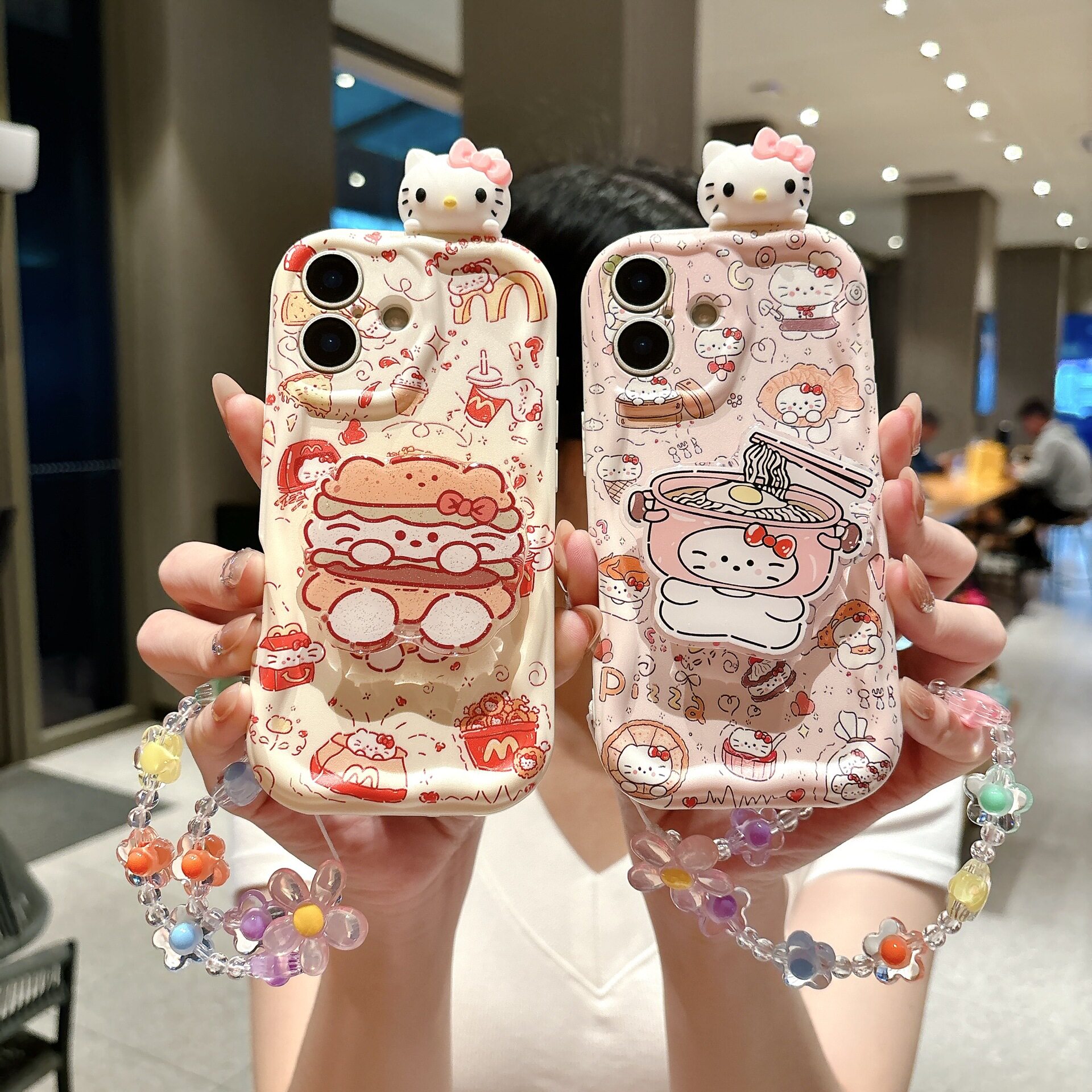 เหมาะสำหรับเคสโทรศัพท์ Redmi Note15 14 13 12 11 9 8 แบบครีม Hello Kitty รุ่น K40 K30 กันกระแทก นิ่ม