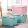 Camellia storage box 35 liters plastic thickened clothes storage box with wheels for household 28011T/28201T