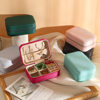 Jewelry Box Small Portable High-End Exquisite New Earrings Earrings Necklace Ring Jewelry Storage Box
