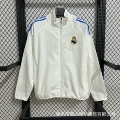L1068 real madrid white training waterproof windbreaker