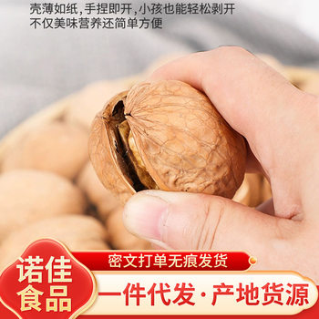 On behalf of Xinjiang paper walnut 500g new walnut bulk wholesale Aksu thin hand peeled paper walnut