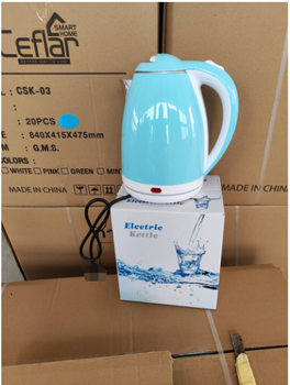 Glass Electric Water Kettle Cb Certificate Ce Certificate 110V American Standard or 220V Southeast Asia Cross-Border E-Commerce Manufacturer Water Kettle