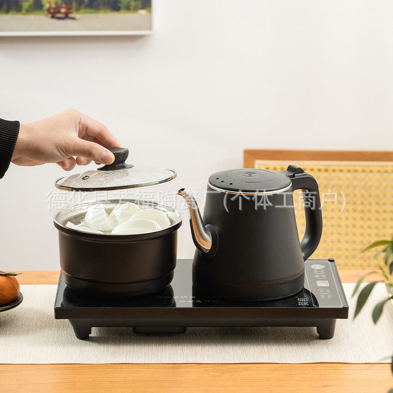 Automatic Bottom Water Electric Kettle Tea Making Set Tea Table suit Integrated Induction Cooker Special for Tea Making Household