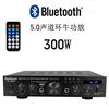 5-Channel Amplifier, Home Amplifier, Karaoke Amplifier, High-Power Amplifier with Card, Remote Control, Bluetooth Amplifier