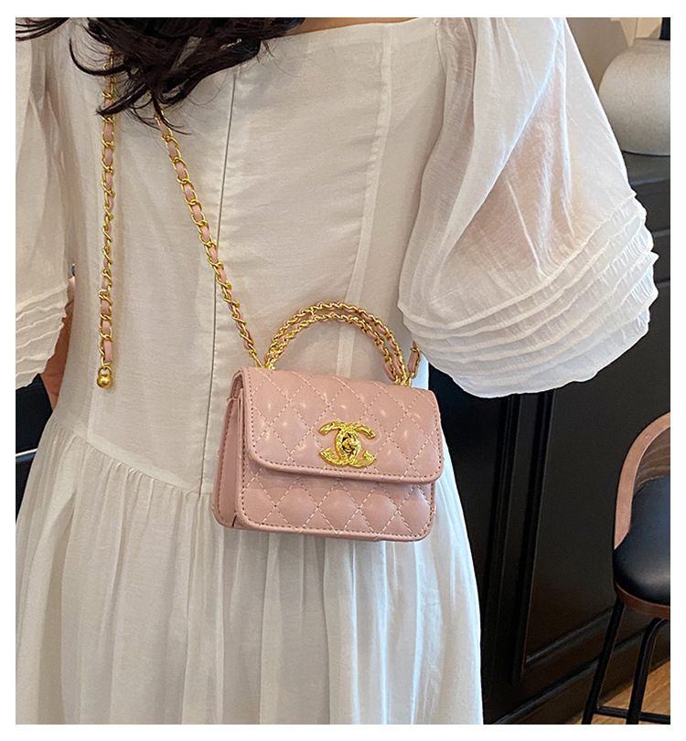 Light Luxury Quilted Women's Bag New Mini Armpit Bag Chain Fashion Shoulder Crossbody Bag Handbag Small Square Bag 1 O1CN01NL6Ovl1q1HftkovEF !!2219787655435 0 cib