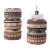 Bohemian Style Lazy Floor Cushion, Ethnic Jacquard Fabric Floor Cushion, Round Floor Cushion for Home Use