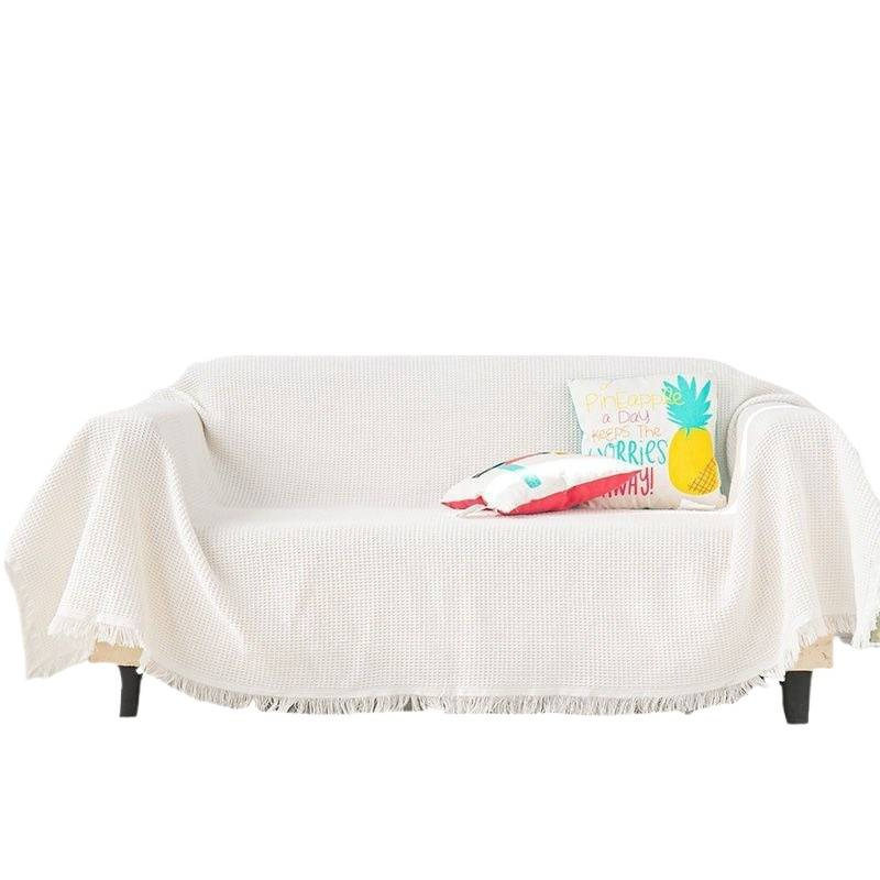 Sofa Towel Cover American Pastoral Full Cover Universal French Sofa Cushion Cover Blanket Cotton Pure Four-Season Universal