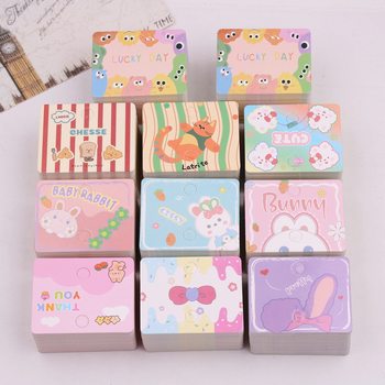 100 cartoon keychains lobster buckle hanging card tag plush pendant keychain diy jewelry spot wholesale