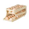 Rolling egg storage box kitchen multi-layer oblique mouth automatic egg roller refrigerator egg tray special fresh-keeping storage box