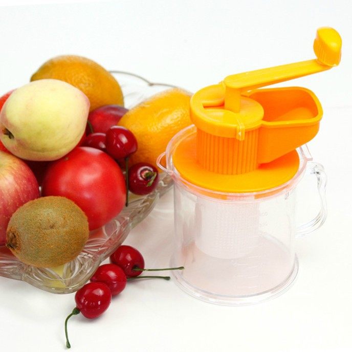 Hand-Grinding Soy Milk Machine, Juice Machine, Small Mini Household Hand-Cranked Juicer, Simple Manual Pomegranate Fruit Juicer