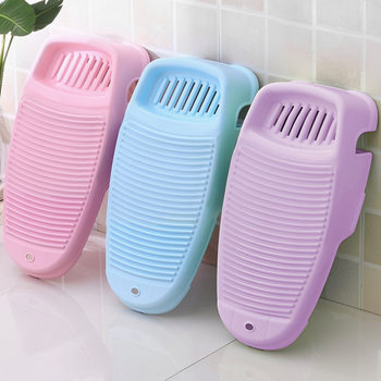 Washing Board Household Hand Washing Board Plastic Grooved Washing Board Non-slip Dormitory Washing Socks Washing Sheet Clothes Washing Board
