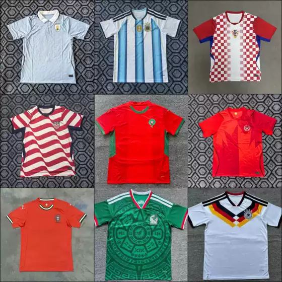 2627 Usa, Canada, and Mexico National Team Football Jerseys Argentina Portugal Brazil France Mexico Jerseys Are Selling Well Across Borders