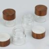 Mini Glass Sealed Jar Food Grade Coffee Powder Gold Bean Storage Bottle Portable Jar Tea Storage small size Empty Bottle