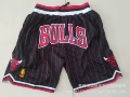 Pocket Black and Red Stripe Shorts