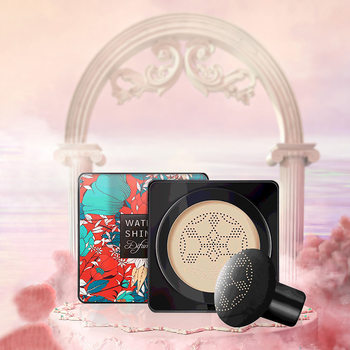 Difman Small Mushroom Air Cushion Bb Cream Natural Non-Stuck Powder Brightening Skin Tone Liquid Foundation Concealer Long-Lasting Non-Removing Makeup