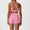 Pretty pink (bra + shorts)