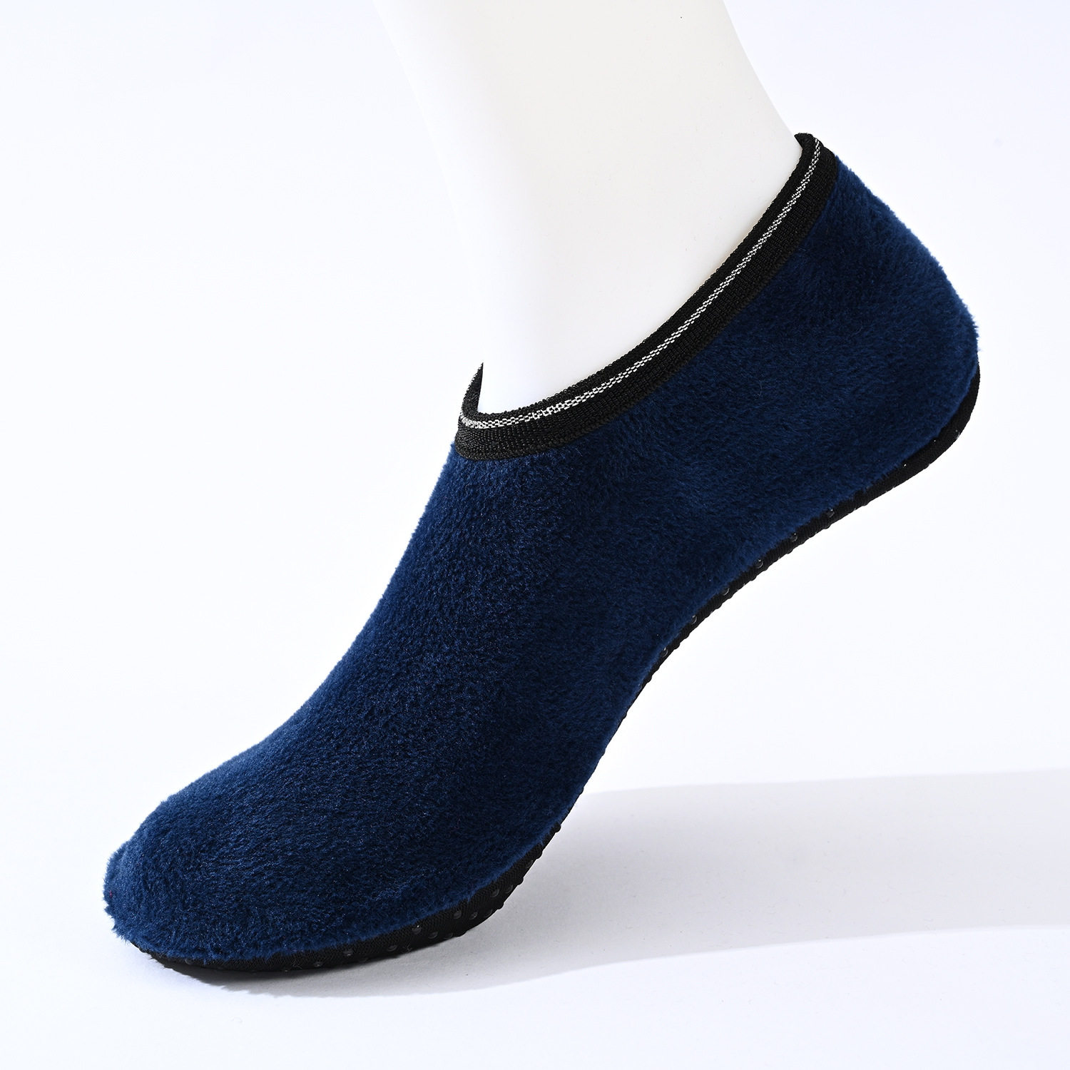 秋冬加绒加厚地板袜女士纯色不倒绒成人儿童防滑地毯袜套厂家批发