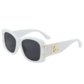 White frame, grey lens