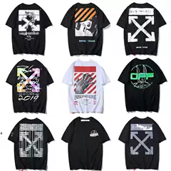 Source 26 Wholesale Summer New Trendy Brand Letter Print Loose Short-Sleeve T-Shirt for Men and Women, Couple Casual Versatile Wear