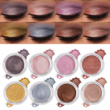 SHCOETY monochrome mousse eye shadow high gloss brightening color eye shadow powder easy to color mermaid face high gloss powder