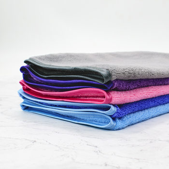 Microfiber Shower Gel Gloves Flannel Soft Mittens Bath Towel Reusable Makeup Remover European Style Hand Washing Cloth