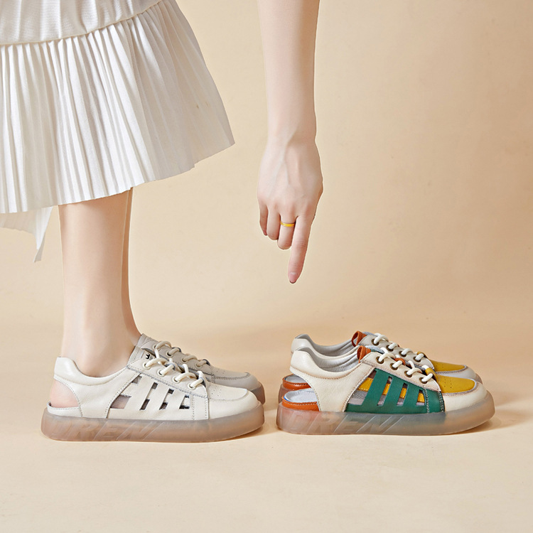 (Mới) Mã K2830 Giá 1320K: Giày Dép Sandal Nữ Wetdna Mũi Tròn Đế Mềm Hàng Mùa Hè Phục Cổ Cổ Điển Giày Dép Nữ Chất Liệu G04 Sản Phẩm Mới, (Miễn Phí Vận Chuyển Toàn Quốc).