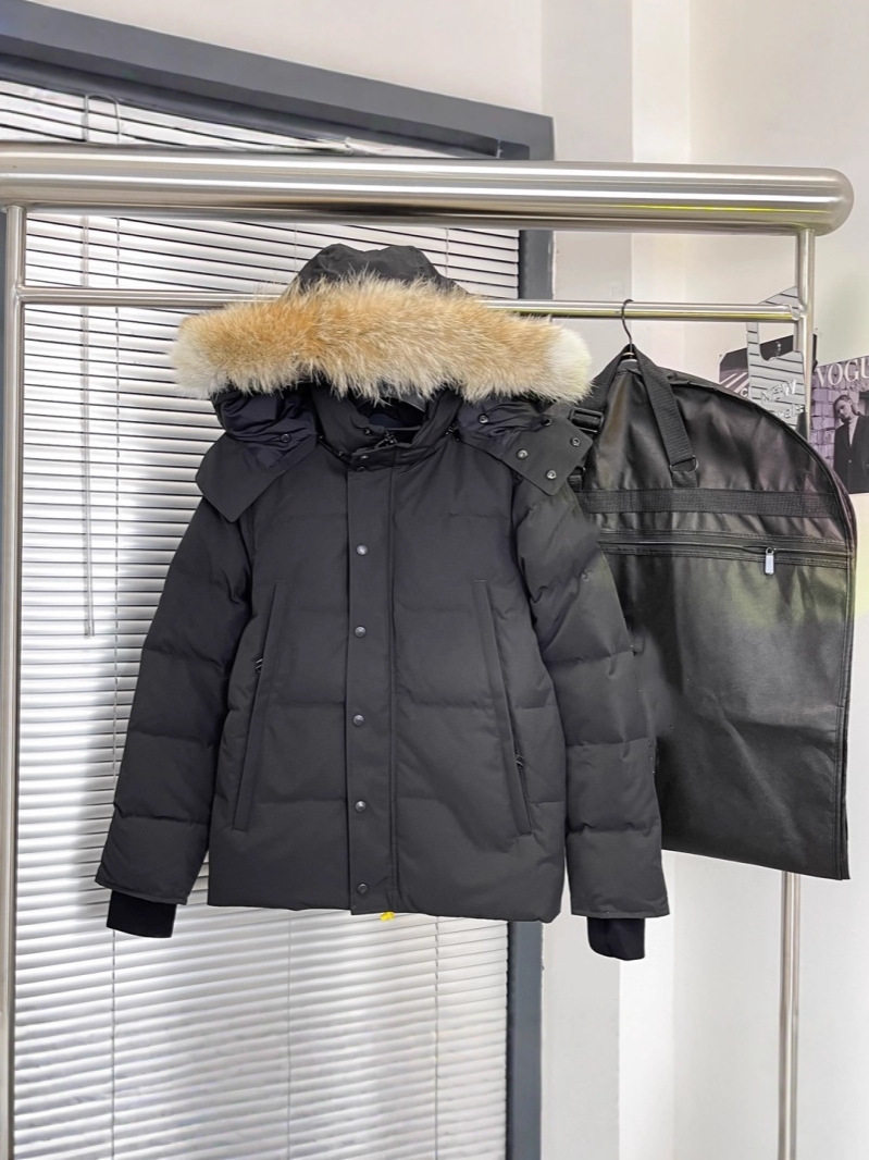 Wyndham Parka Export Cross-Border Big Goose down Jacket Canada 29 Men's and Women's Cold-Resistant Jackets 3808m
