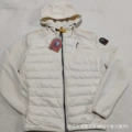 New spliced ​​white down jacket
