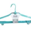 45cm Clothes Hangers with Hooks at the Bottom for Drying Clothes, Available in Various Lengths, Suitable for Both Dry and Wet Use, with Plastic-Coated Wire for Closet Organization