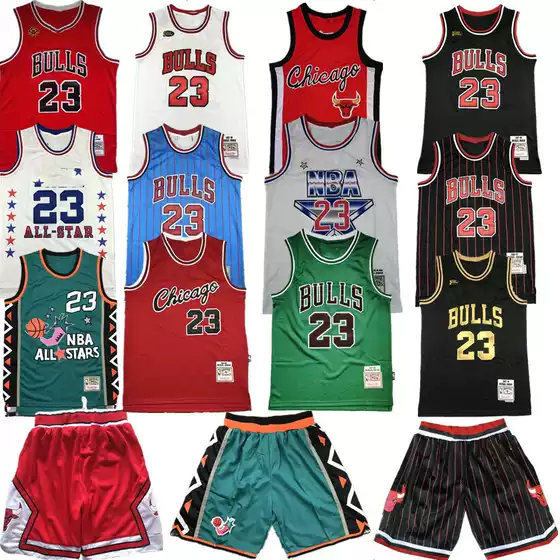 Wholesale 23 Pippen Retro Heat-Printed Jerseys, Summer Sports Suits, Men's and Women's Training Uniforms, Cross-Border Basketball Uniforms