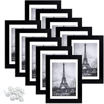 Customized Cross-Border New Pvc Transparent Photo Frame DIY Commemorative Photo Wall 5-Piece Set Combination Picture Frame Ornaments Gift