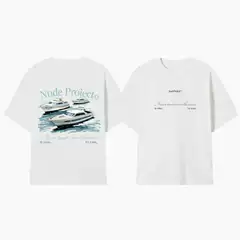 Cross-Border European Size New Men's and Women's Short-Sleeved T-Shirts Round Neck Export Fun Printed T-Shirts Casual Loose Tops