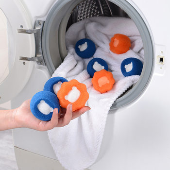 Washing Machine Sponge Cleaning Ball Sticky Hair Decontamination Laundry Anti-winding Sponge Washing Ball Decontamination Cleaning Laundry Ball