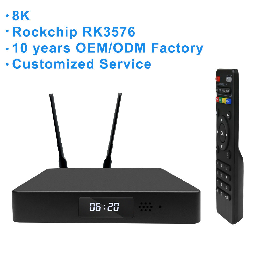 Factory Direct Sales New Model Rk3576 Tv Set-Top Box Android 14 Wifi Smart 8K Home Network Player