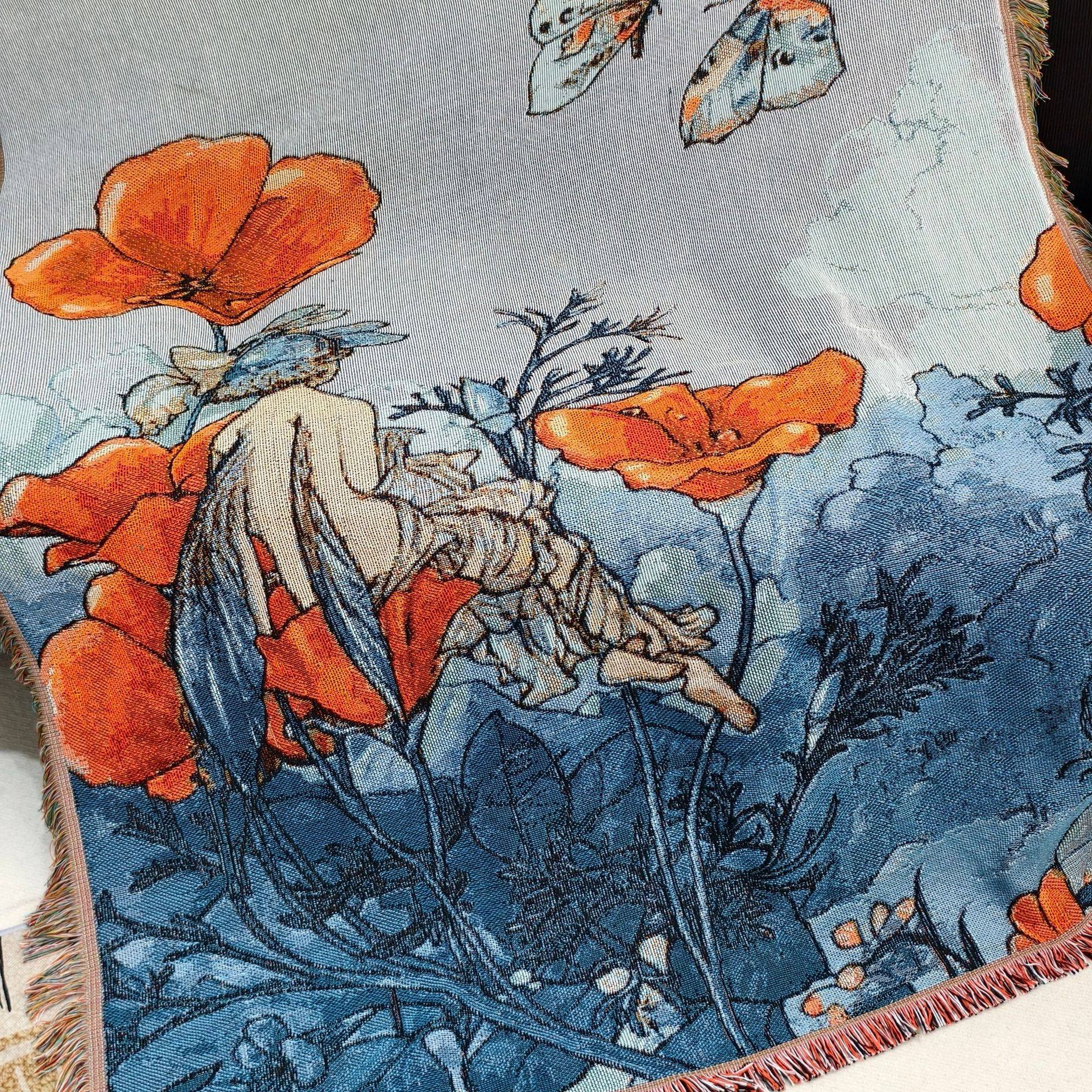 Professional Custom-Made Line Blankets, Office Nap Blankets, Customizable in Size, Customizable with Drawings or Samples, Large Quantity Discounts Available