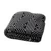 Nordic ins Style Black and White Knitted Casual Wool Blanket Air Conditioner Quilt Winter Nap Sofa Blanket Single Blanket