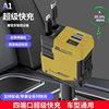 New cross-border super fast charging car charging digital display car charger dual telescopic line multi-port mecha car converter
