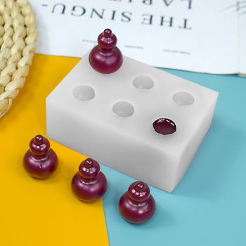 Yi Gao 6 even gourd silicone mold artistic conception dish foie gras cold dish modeling abrasive tool molecular cooking Mu Si cake mold