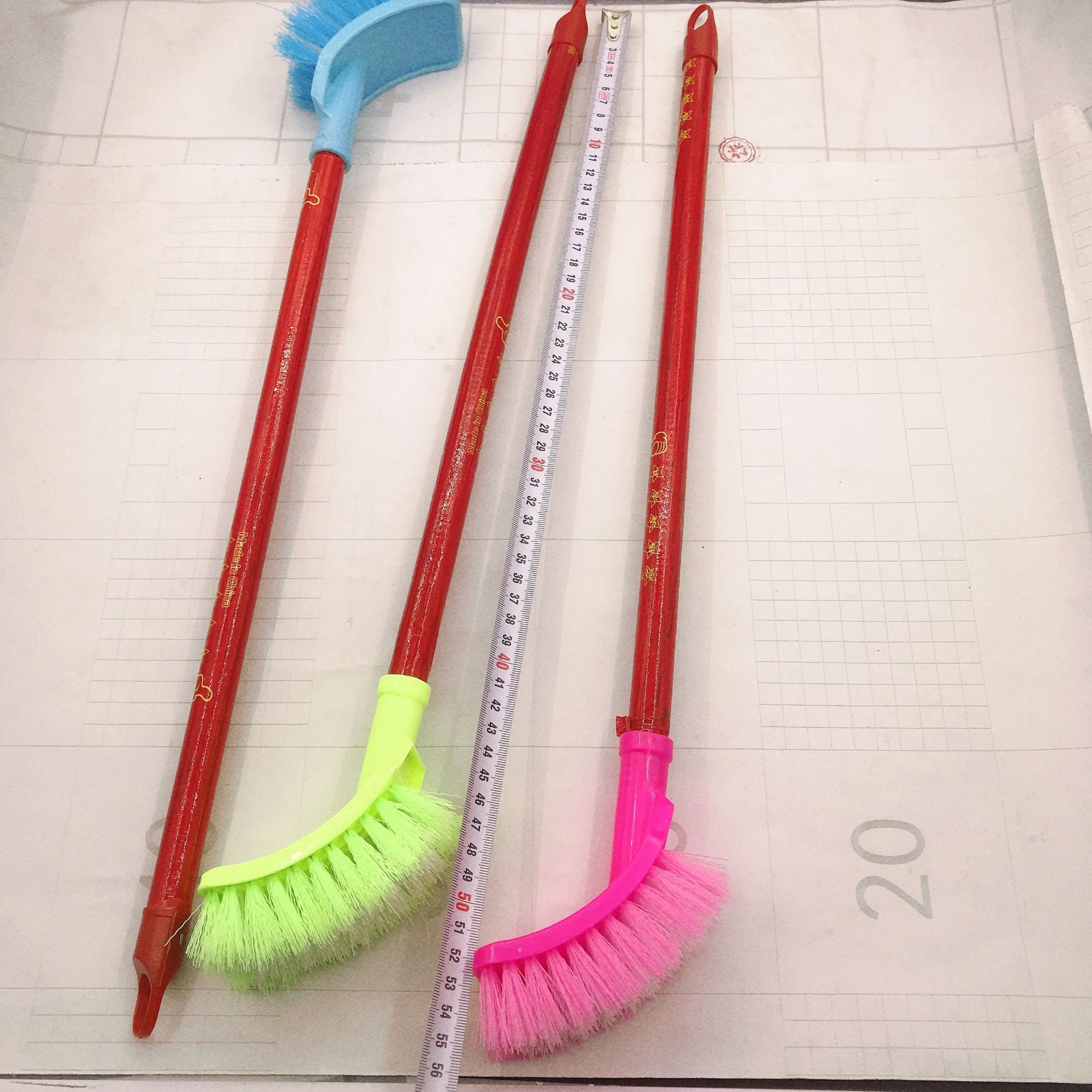 Square-Head Wooden Toilet Brush, Cleaning Brush, Toilet Cleaning Brush, Two-Yuan Store Department Store Supply