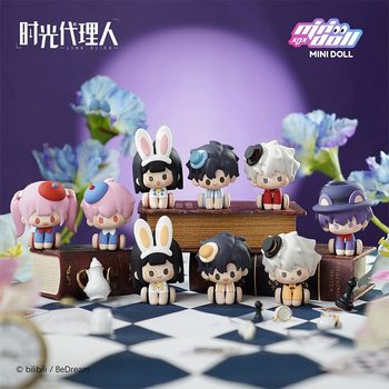 Minidoll Time Agent Animation Time Wonderland Series Official Authentic Peripheral Soft Plastic Ornament Blind Box