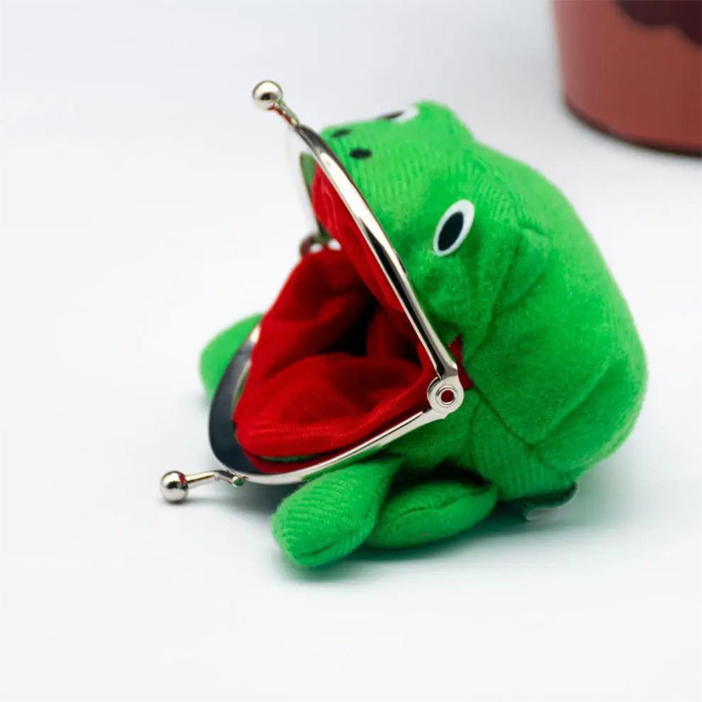 COS Anime Little Frog Wallet Plush Toy Ninja Peripheral Naruto Frog Wallet Frog Wallet