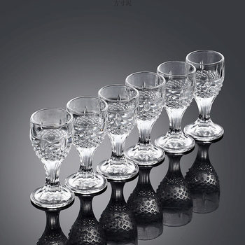 Glass Wine Glass, Small Household Liquor Glass, 0.1kg Shot Glasses, Wine Cup, Spirit Bullet Glass, Wine Dispenser Set