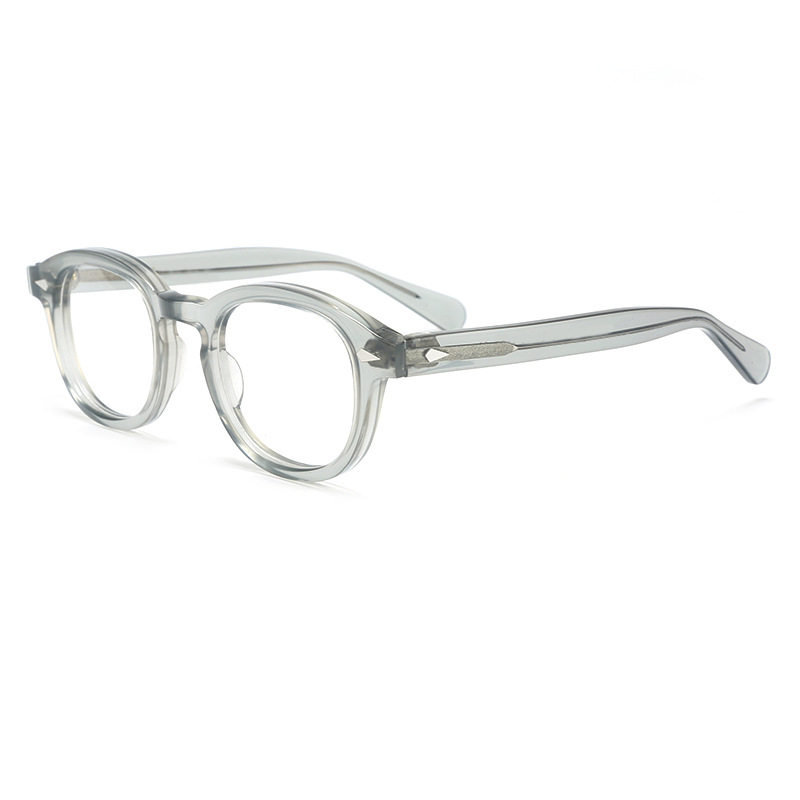 Flat Mirror Men's Retro Plate Round Frame Glasses Frame