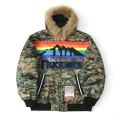 Mitc hooded jacket cotton jacket (camouflage)