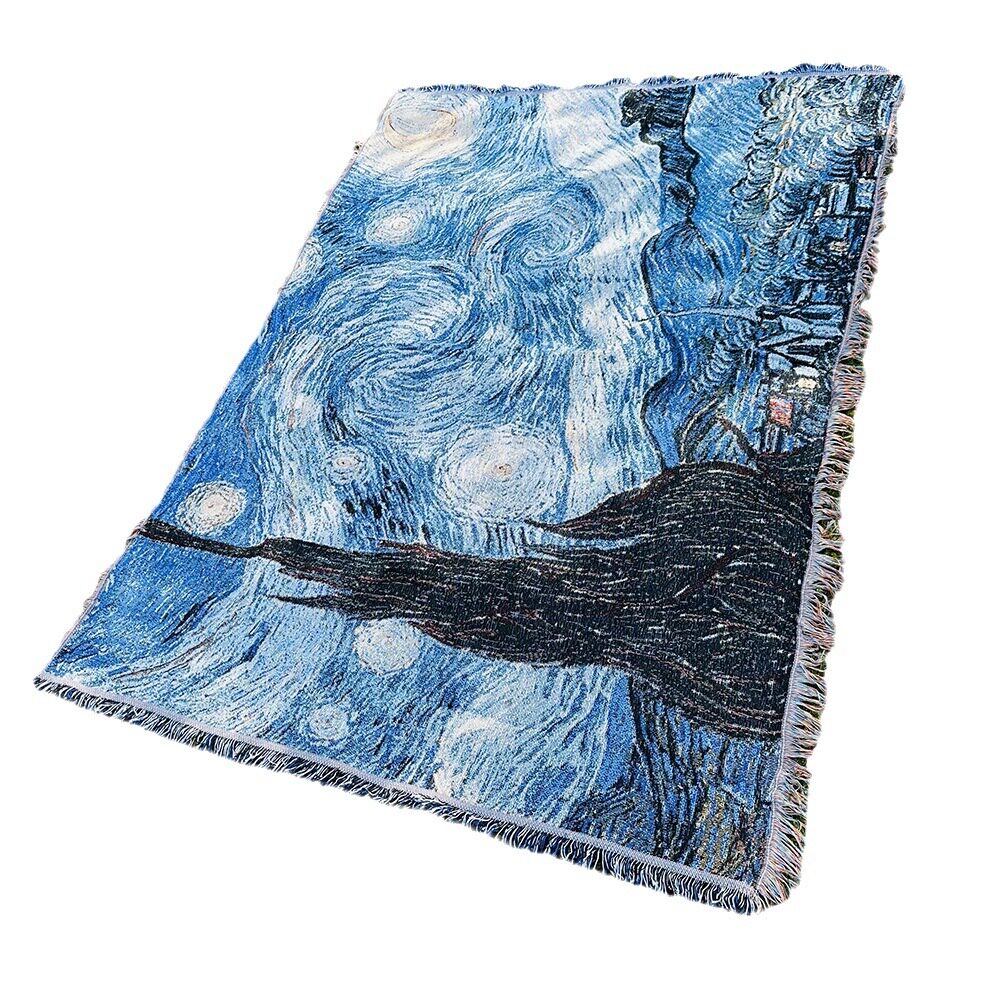 Customized Outdoor Camping Blanket, Picnic Mat, Universal Sofa Cover Blanket, Sofa Blanket, Cotton Thread Nap Blanket, Multifunctional Tapestry